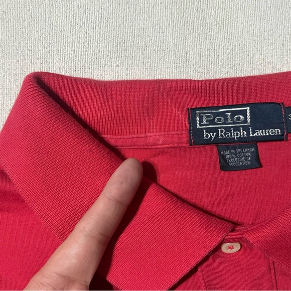 Polo Ralph Lauren Mens‎ 3XB Red Short Sleeve 100% Cotton Polo - Picture 6 of 10